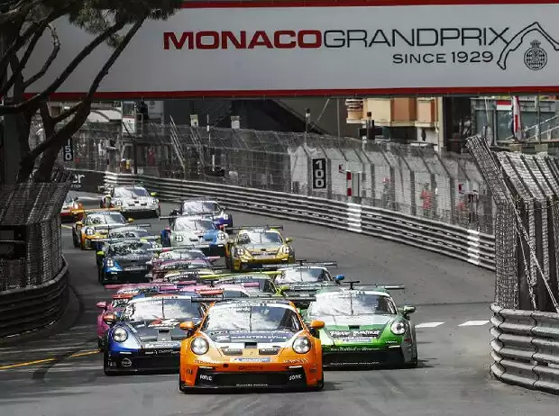 Start des Rennens des Porsche-Supercup 2022 in Monte Carlo Titel-Bild zur News: Start des Rennens des Porsche-Supercup 2022 in Monte Carlo