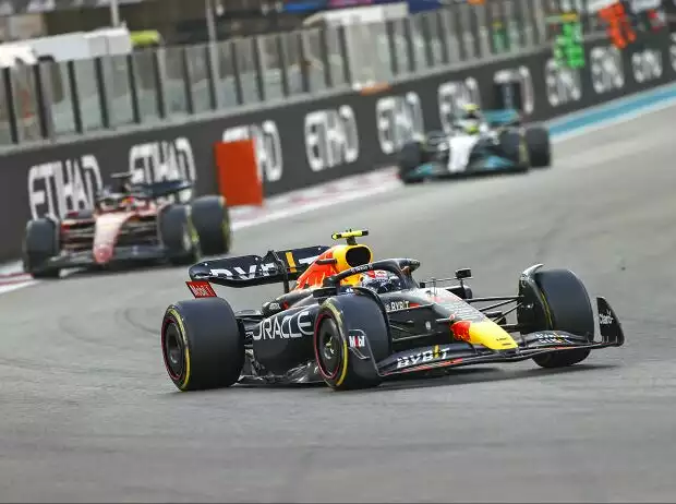 Sergio Perez, Charles Leclerc, Lewis Hamilton Titel-Bild zur News: Sergio Perez, Charles Leclerc, Lewis Hamilton