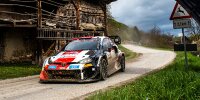 WRC-Auto bei einer Wertungsprüfung