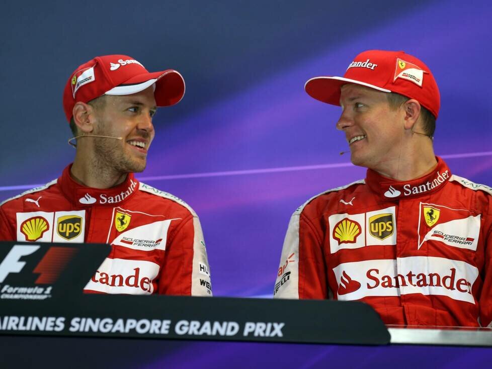 Sebastian Vettel, Kimi Räikkönen