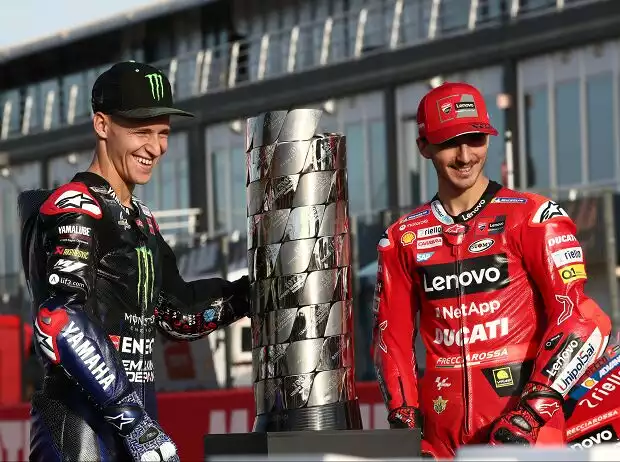 Fabio Quartararo, Francesco Bagnaia Titel-Bild zur News: Fabio Quartararo, Francesco Bagnaia