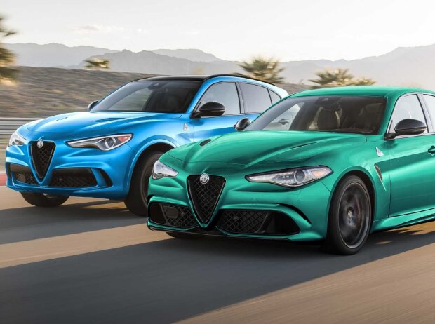 Titel-Bild zur News: Alfa Romeo Stelvio und Giulia (2022)