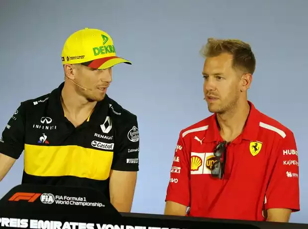 Nico Hülkenberg, Sebastian Vettel Titel-Bild zur News: Nico Hülkenberg, Sebastian Vettel
