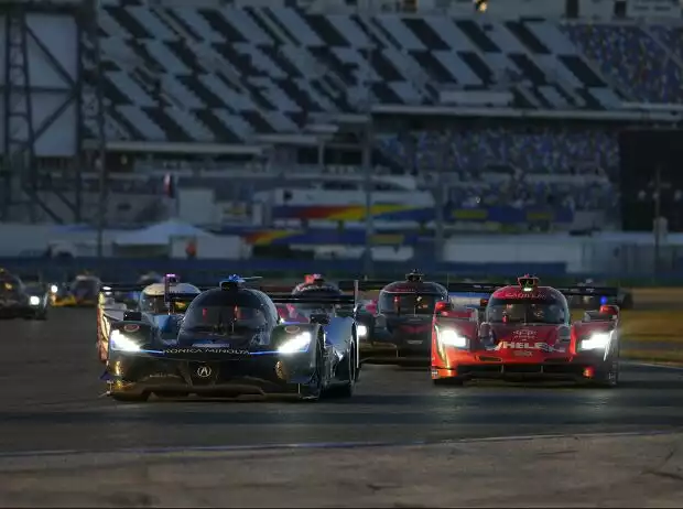 Filipe Albuquerque, Alexander Rossi, Will Stevens, Mike Conway Titel-Bild zur News: Filipe Albuquerque, Alexander Rossi, Will Stevens, Mike Conway
