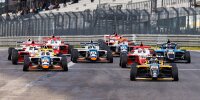 Start des Formel-4-Rennens auf dem Nürburgring 2022