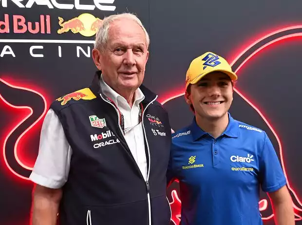Helmut Marko, Enzo Fittipaldi Titel-Bild zur News: Helmut Marko, Enzo Fittipaldi