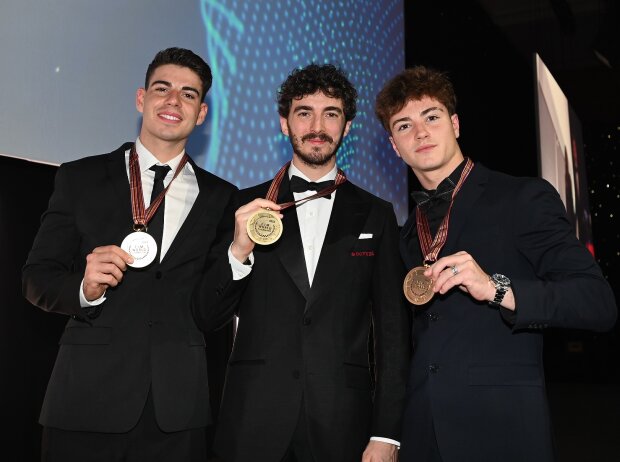 Augusto Fernandez, Francesco Bagnaia, Izan Guevara Augusto Fernandez, Francesco Bagnaia, Izan Guevara