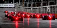 Start eines Formel-E-Rennes in Riad