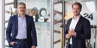 Dieter Gass und Julius Seebach, der ihm 2020 als Sportchef bei Audi nachfolgte