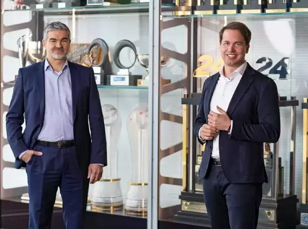 Dieter Gass und Julius Seebach, der ihm 2020 als Sportchef bei Audi nachfolgte Titel-Bild zur News: Dieter Gass und Julius Seebach, der ihm 2020 als Sportchef bei Audi nachfolgte