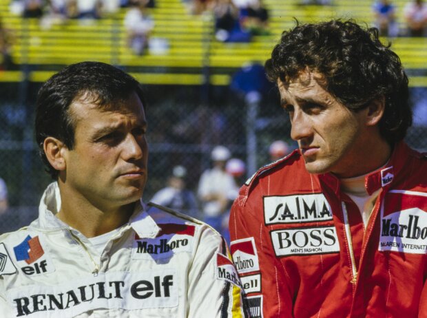Patrick Tambay und Alain Prost