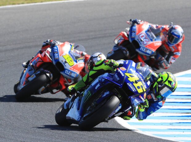 Valentino Rossi, Alvaro Bautista, Andrea Dovizioso