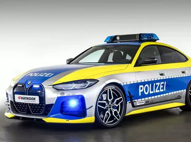 BMWi4-Polizeifahrzeug 2022 von Schnitzer Titel-Bild zur News: BMWi4-Polizeifahrzeug 2022 von Schnitzer