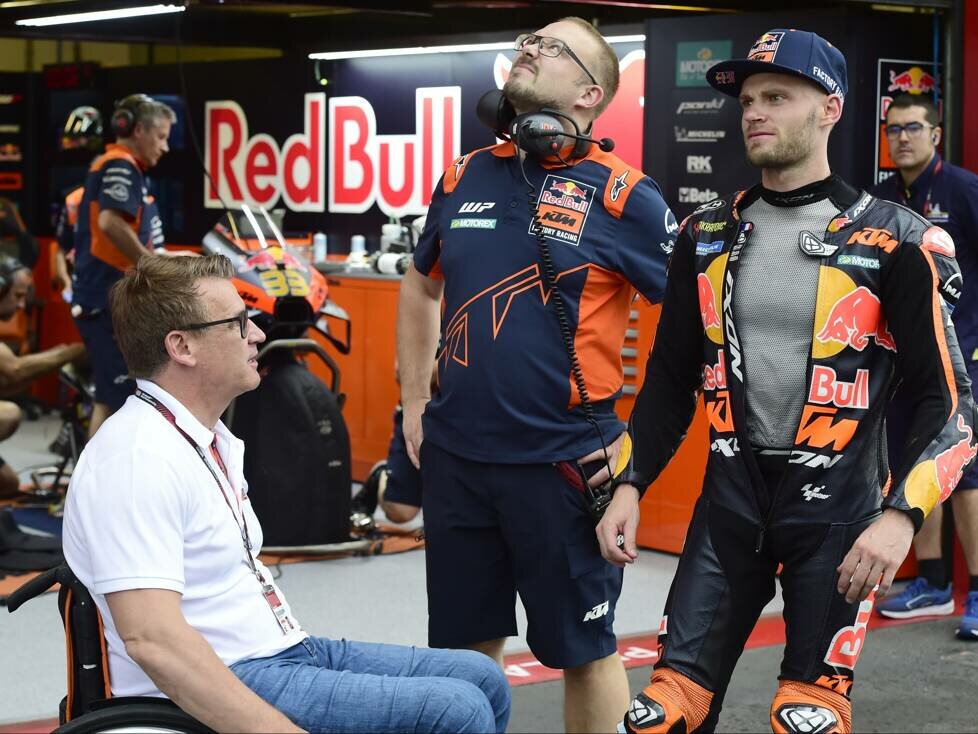 Brad Binder, Pit Beirer, Sebastian Risse