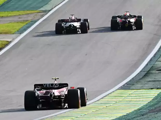 Max Verstappen, George Russell, Carlos Sainz Titel-Bild zur News: Max Verstappen, George Russell, Carlos Sainz