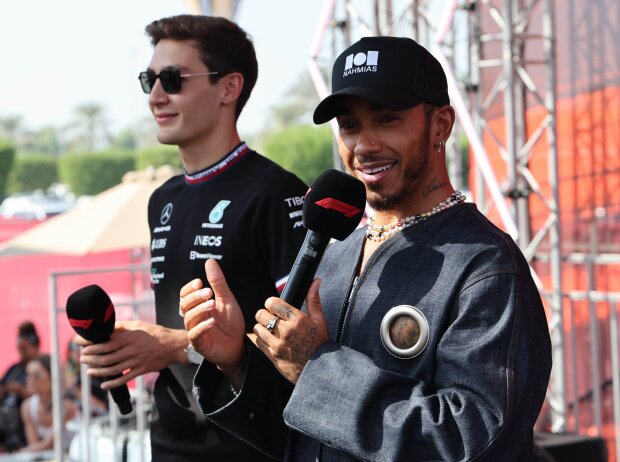 George Russell, Lewis Hamilton George Russell, Lewis Hamilton