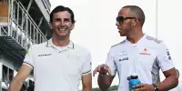 Pedro de la Rosa, Lewis Hamilton