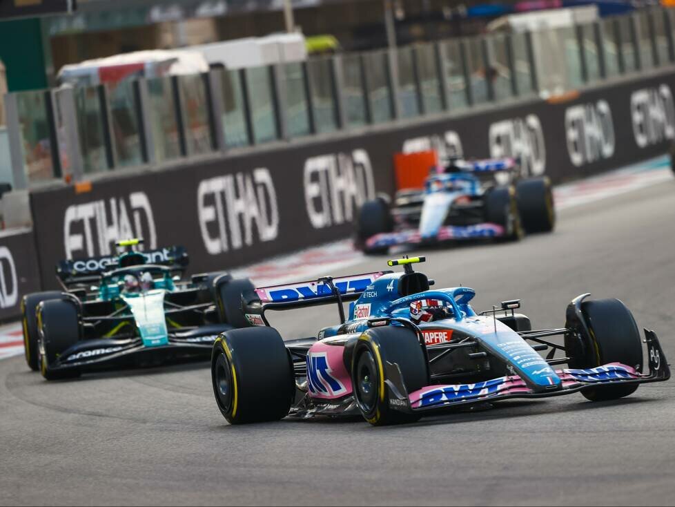 Esteban Ocon, Sebastian Vettel, Fernando Alonso