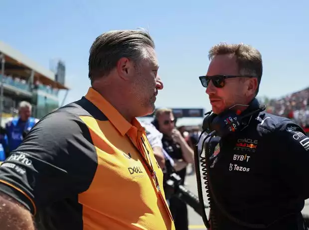 Zak Brown, Christian Horner Titel-Bild zur News: Zak Brown, Christian Horner