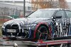 Elektrischer BMW M mit stark getunter i4-Karosse erwischt