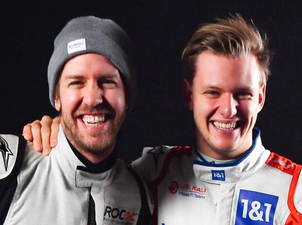 Mick Schumacher, Sebastian Vettel Mick Schumacher, Sebastian Vettel
