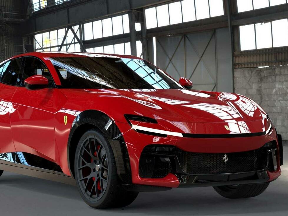Breitbau des Ferrari Purosangue