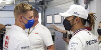 Bild zum Inhalt: Lewis Hamilton: Mick Schumacher ist "ein Zugewinn für Mercedes"