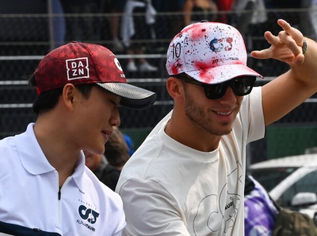 Yuki Tsunoda, Pierre Gasly Yuki Tsunoda, Pierre Gasly