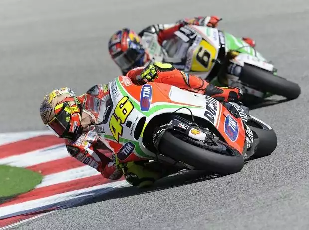 Stefan Bradl, Valentino Rossi Titel-Bild zur News: Stefan Bradl, Valentino Rossi