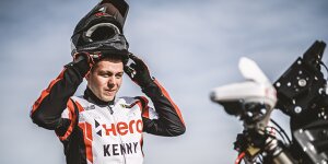 Deutscher Motorradfahrer bei der Dakar: Sebastian Bühler greift mit Hero an