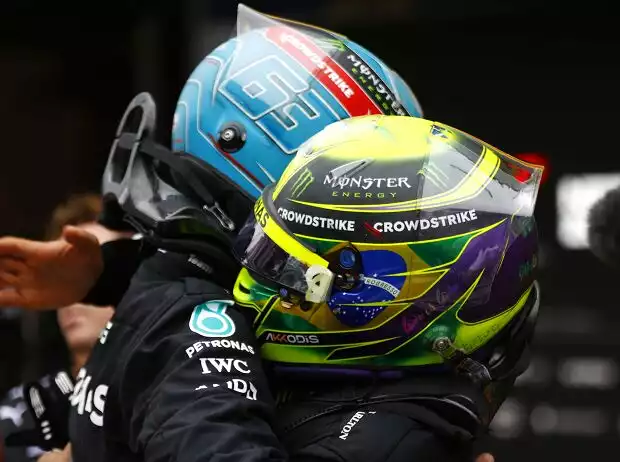 George Russell, Lewis Hamilton Titel-Bild zur News: George Russell, Lewis Hamilton