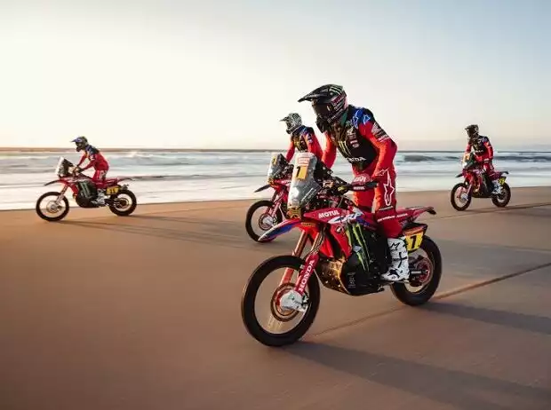 Honda Dakar-Team Titel-Bild zur News: Honda Dakar-Team