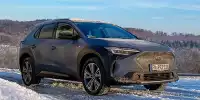 Bild zum Inhalt: Subaru Solterra (2022) im Winter-Test: Schmelzende Reichweiten