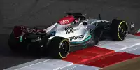 George Russell (Mercedes W13) bei den Formel-1-Testfahrten in Bahrain 2022