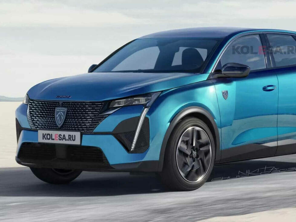 Peugeot 3008-Renderings der nächsten Generation