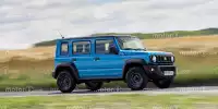 Bild zum Inhalt: Bericht: Suzuki Jimny Fünftürer debütiert am 13. Januar in Indien