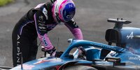 Fernando Alonso (Alpine) scheidet beim Formel-1-Rennen in Mexiko 2022 aus