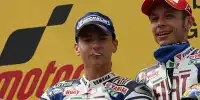 Jorge Lorenzo, Valentino Rossi