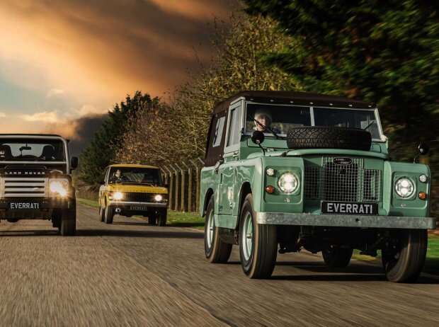 Titel-Bild zur News: Everrati Land Rover EVs