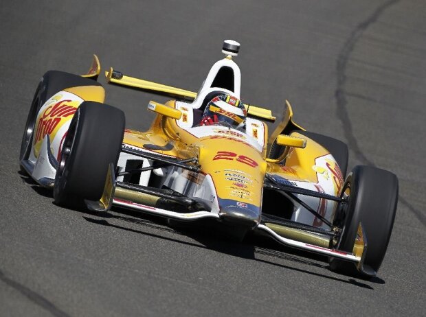 Ryan Hunter-Reay wurde 2012 auf einem Andretti-Chevrolet IndyCar-Meister Ryan Hunter-Reay wurde 2012 auf einem Andretti-Chevrolet IndyCar-Meister