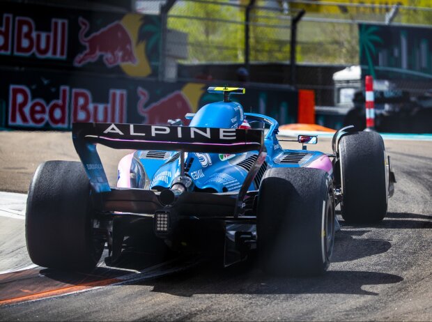 Esteban Ocon (Alpine A522) beim Formel-1-Rennen in Miami 2022