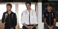 Nico Rosberg, Toto Wolff, Lewis Hamilton