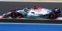 George Russell im Mercedes W13 im Qualifying in Ungarn 2022