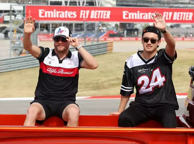 Guanyu Zhou, Valtteri Bottas Titel-Bild zur News: Guanyu Zhou, Valtteri Bottas