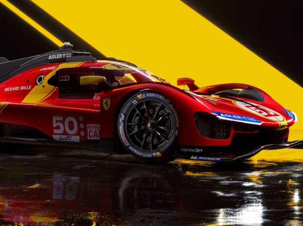 Titel-Bild zur News: Ferrari 499P für die Hypercar-Klasse der WEC 2023