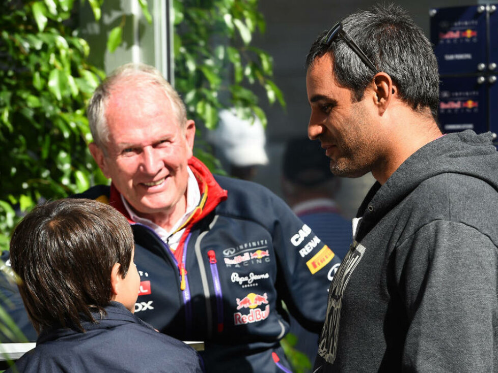 Helmut Marko, Juan Pablo Montoya, Sebastian Montoya