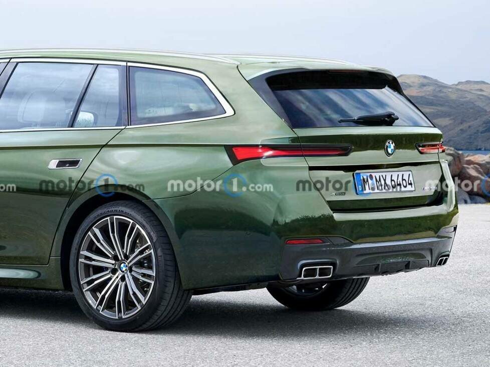 Neuer BMW 5er Touring im Rendering