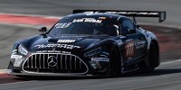 Der HRT-Mercedes Startnummer 777 startet bei den 24 Stunden von Dubai von der Pole