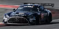Der HRT-Mercedes Startnummer 777 startet bei den 24 Stunden von Dubai von der Pole
