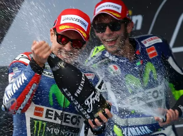 Titel-Bild zur News: Jorge Lorenzo, Valentino Rossi